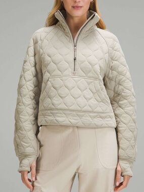 Lululemon Scuba Oversized Quilted Half
Zip Size S